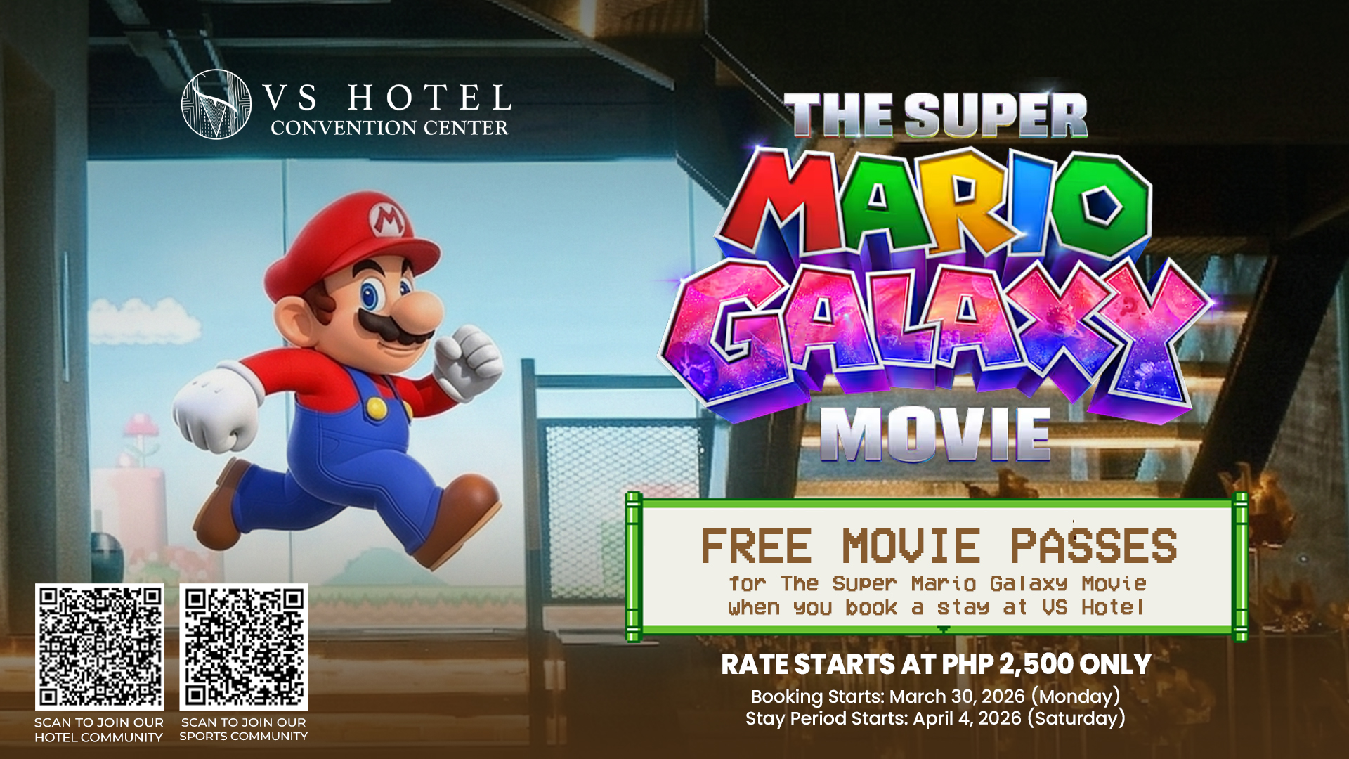 The Super Mario Galaxy Movie - Free Passes